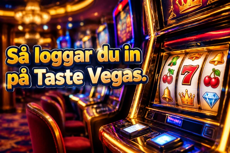 Så loggar du in på Taste Vegas