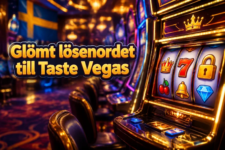 Glömt lösenordet till Taste Vegas